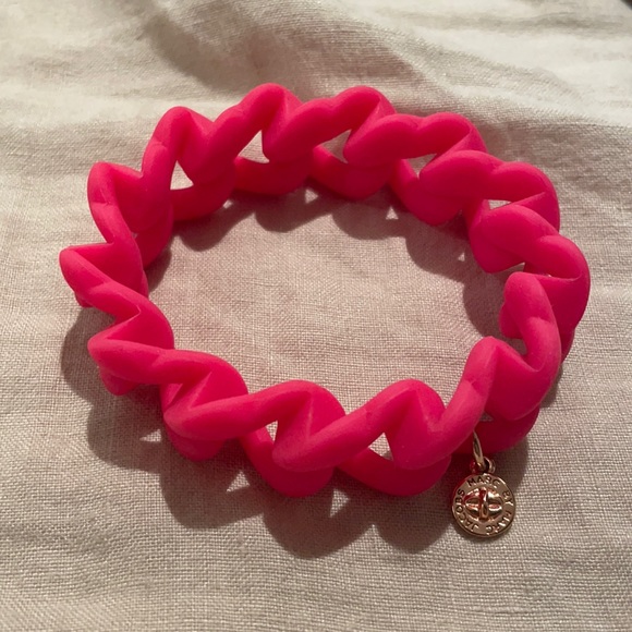 Marc by Marc Jacobs pink jelly bracelet